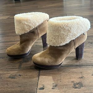 Ugg Sherpa Heeled Boots
